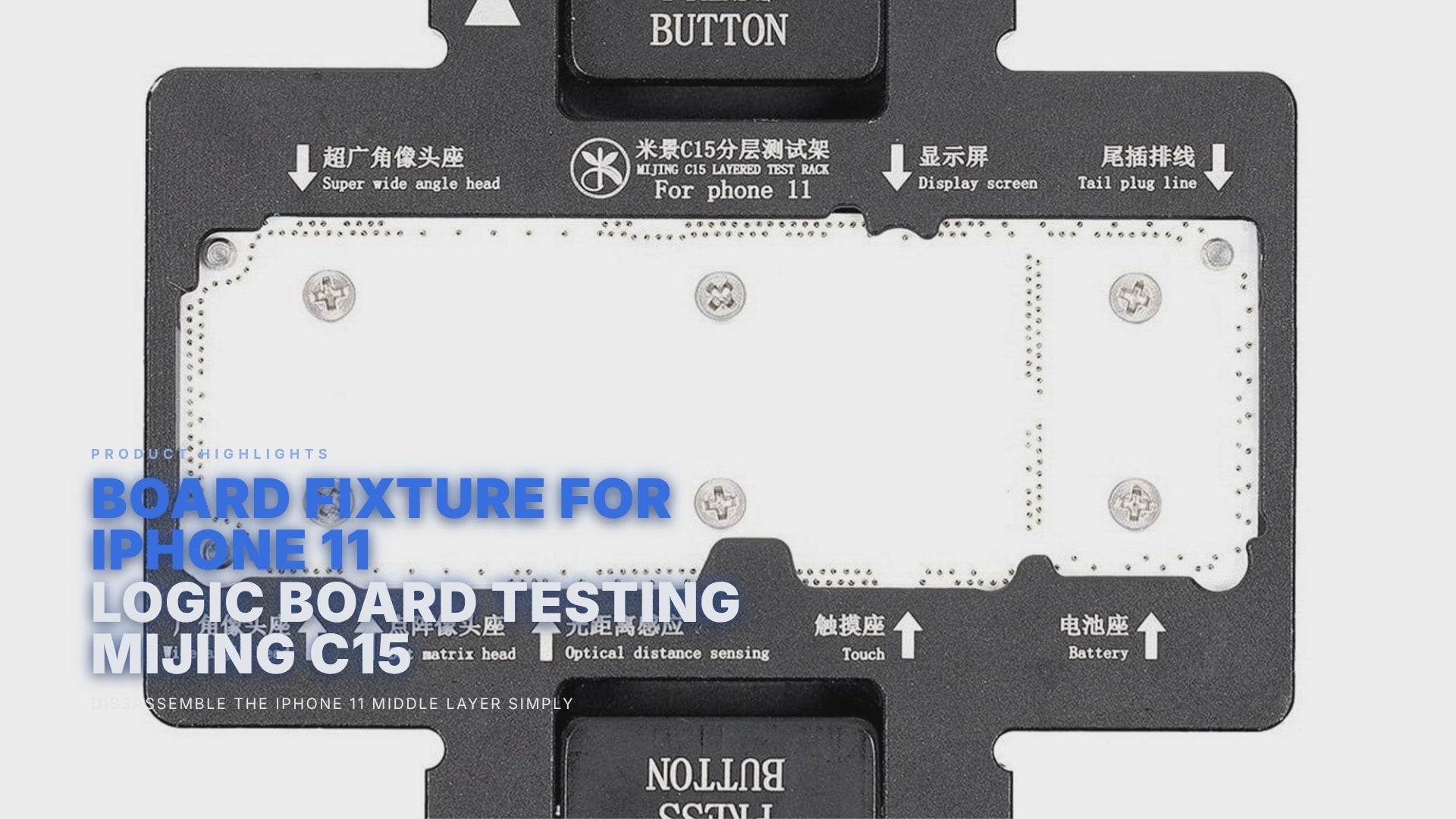 Board Fixture For iPhone 11 Logic Board Testing Mijing C15 FoneFunShop