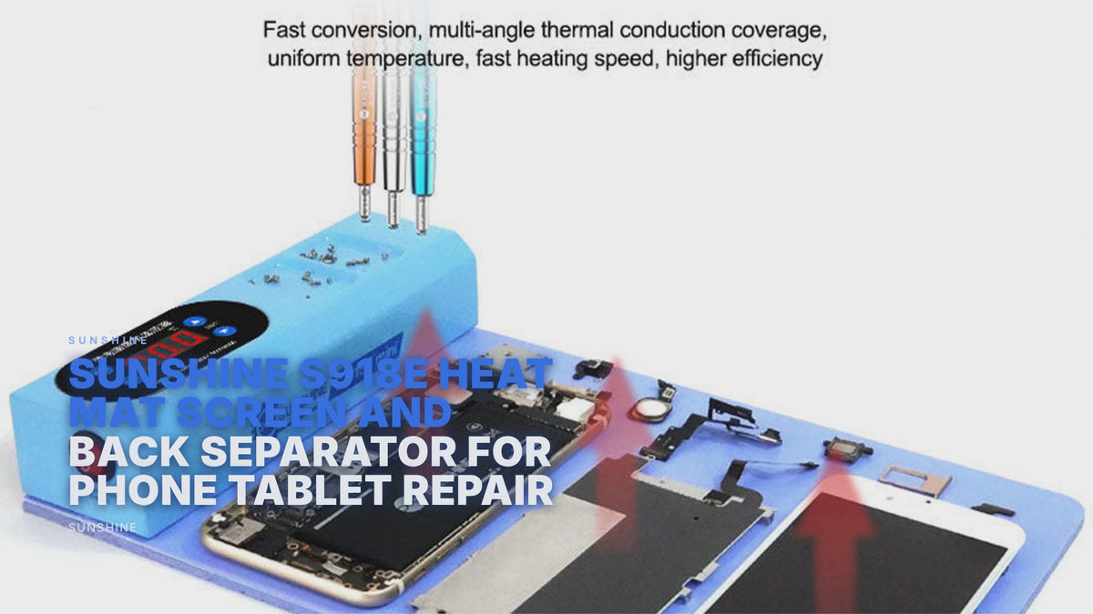 Sunshine S918E Heat Mat Screen and Back Separator For Phone Tablet Repair Sunshine FoneFunShop
