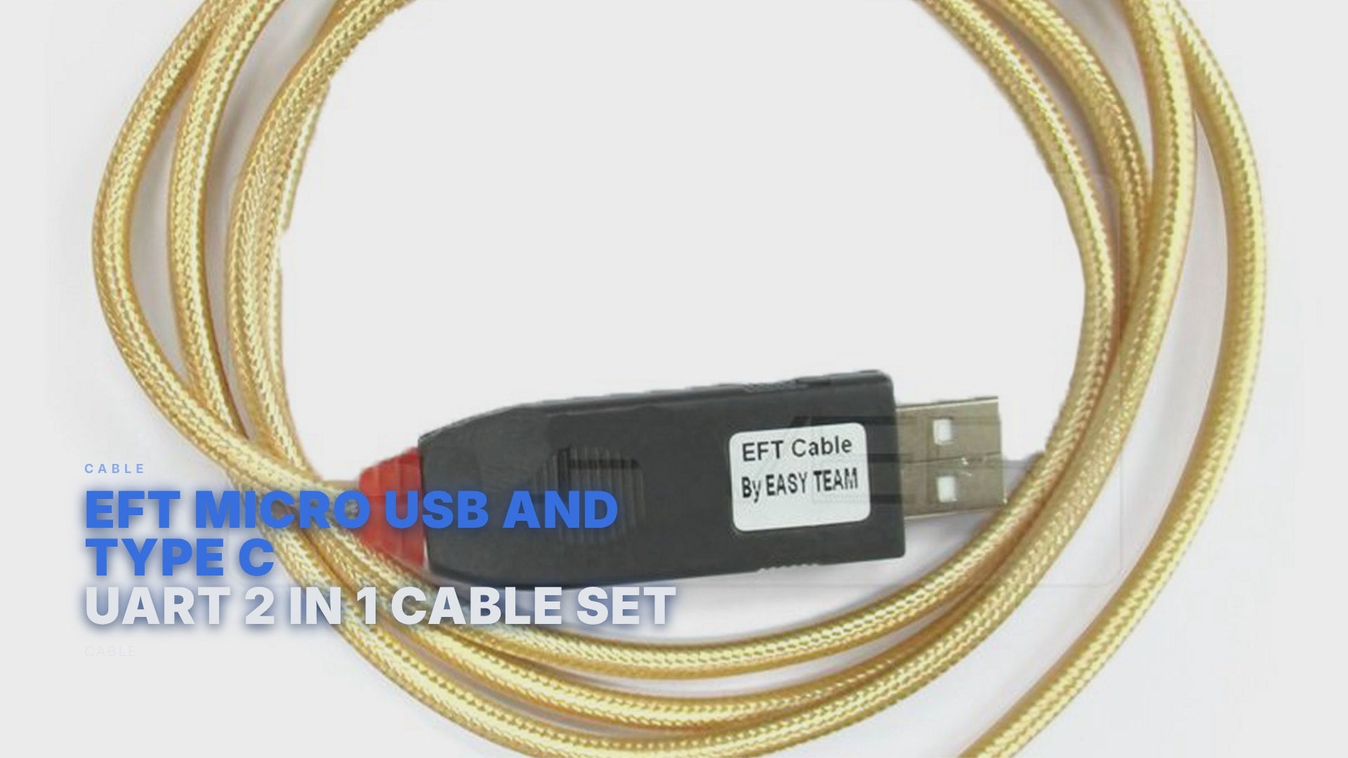 EFT Micro USB and Type C UART 2 in 1 Cable Set Cable FoneFunShop
