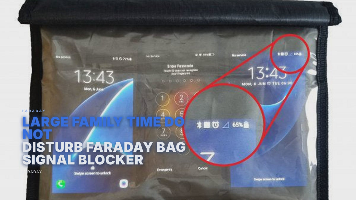 Large Family Time Do Not Disturb Faraday Bag Signal Blocker Faraday FoneFunShop