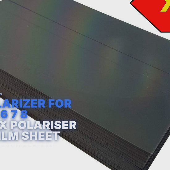 Lcd Polarizer For iPhone 6 7 8 4.7 100 X Polariser Light Film Sheet FoneFunShop