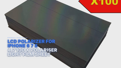 Lcd Polarizer For iPhone 6 7 8 4.7 100 X Polariser Light Film Sheet FoneFunShop
