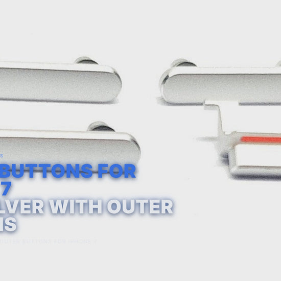 Power Buttons For iPhone 7 PLUS Silver With Outer Buttons FoneFunShop