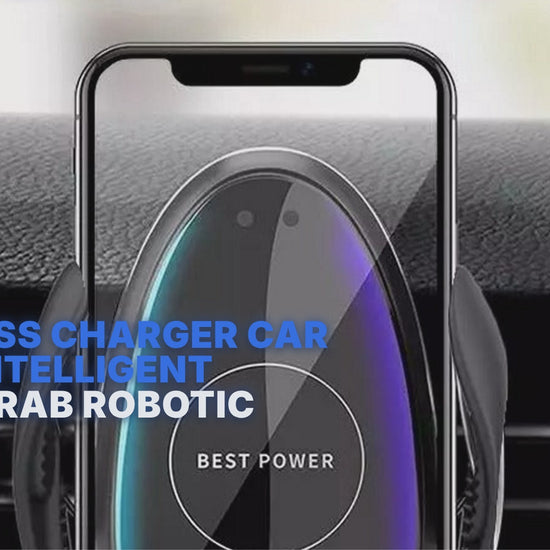 Wireless Charger Car Vent Intelligent Auto Grab Robotic Mount Charger FoneFunShop