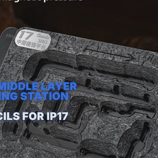 QianLi Middle Layer Reballing Station With 3 Stencils For iPhone 17 Series Qianli FoneFunShop
