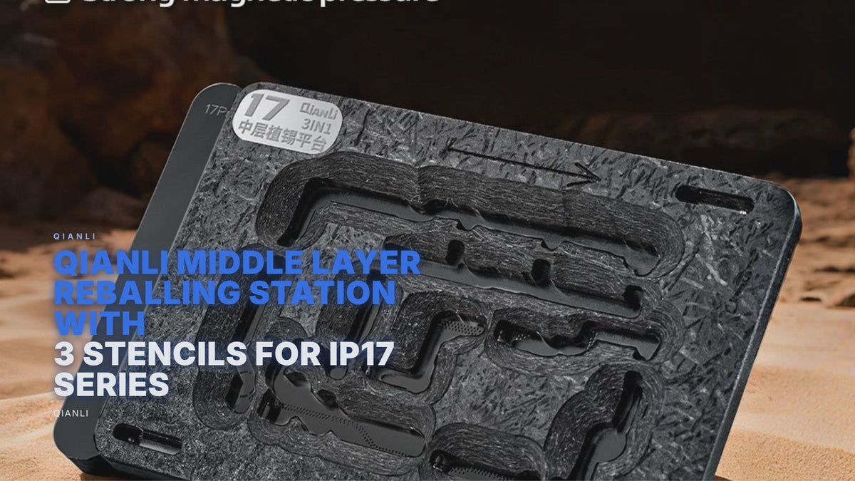 QianLi Middle Layer Reballing Station With 3 Stencils For iPhone 17 Series Qianli FoneFunShop