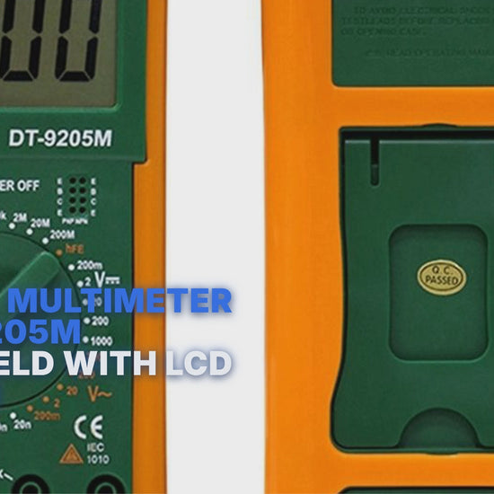 Digital Multimeter BEST 9205M Handheld With Lcd Screen Screen FoneFunShop