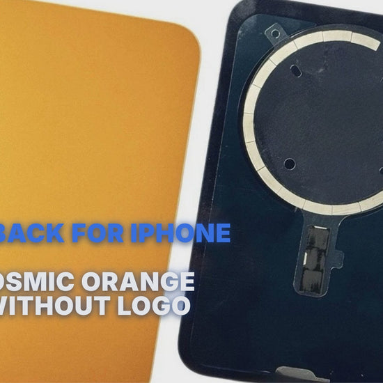 Glass Back For iPhone 17 Pro Max Cosmic Orange Plain Without Logo Rear Glass FoneFunShop