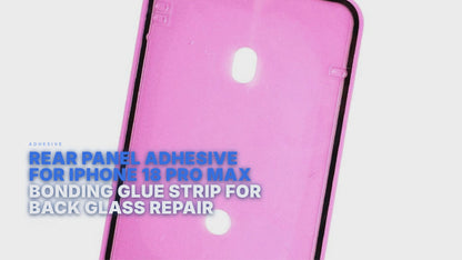 Rear Panel Adhesive For iPhone 18 Pro Max Bonding Glue Strip For Back Glass Repair Adhesive FoneFunShop