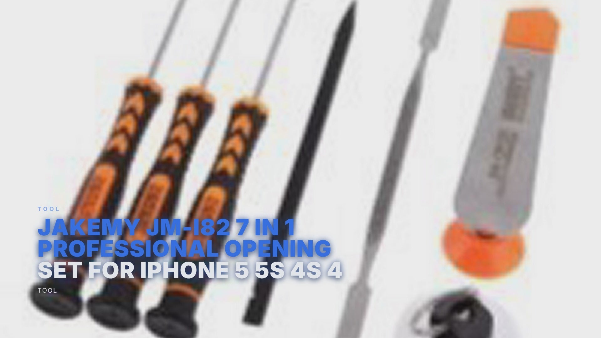 Jakemy JM-i82 7 In 1 Professional Opening Tools Set For iPhone 5 5S 4S 4 Tool FoneFunShop
