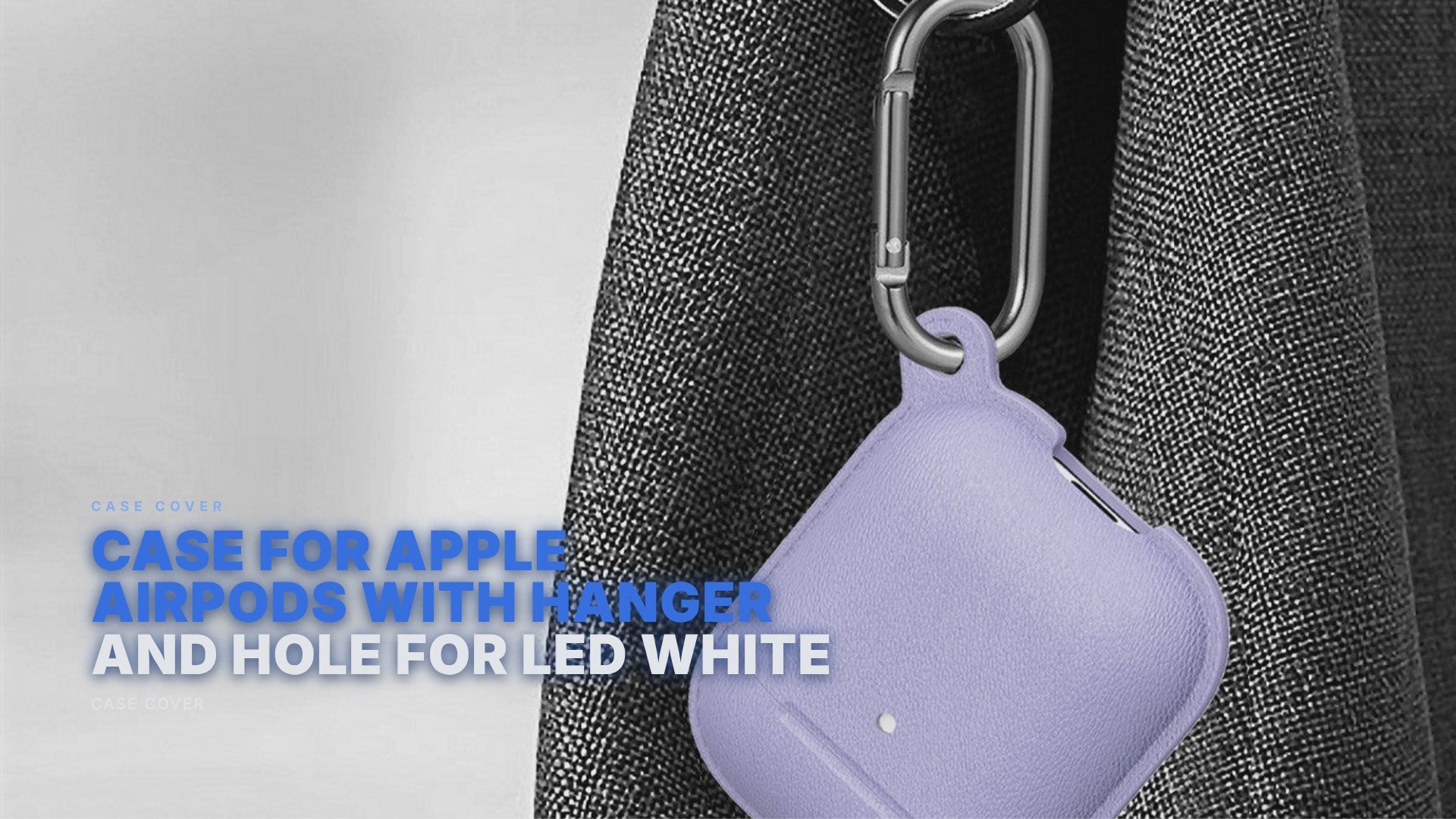 Case For Apple Airpods With Hanger And Hole For LED White Case Cover FoneFunShop