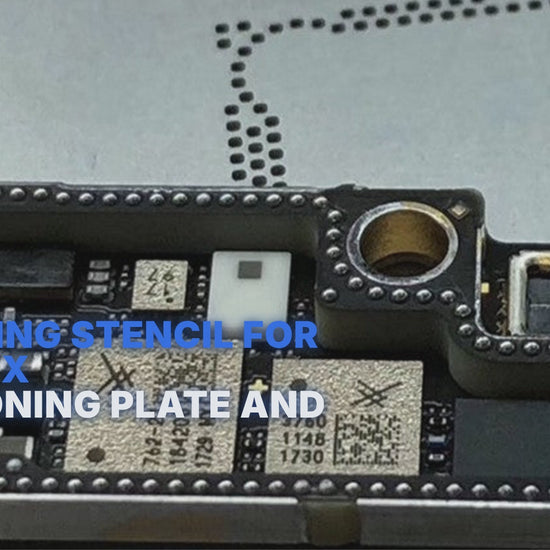 Reballing Stencil For iPhone X Positioning Plate and BGA Stencil FoneFunShop