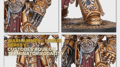 Warhammer - Horus Heresy - Custodes Aquilon Terminator Sodality (77-12) Toys & Games FoneFunShop