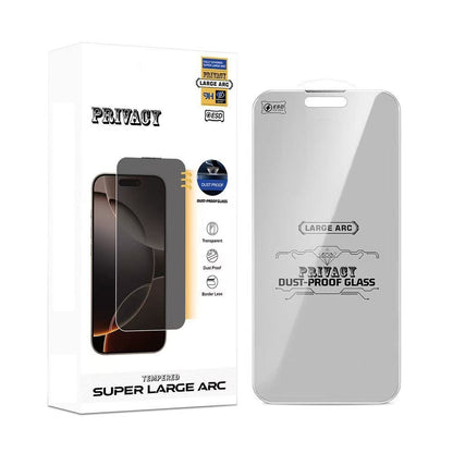 Pack of 3 9D Privacy Glass Screen Protector For iPhone 15 Screen Protector FoneFunShop