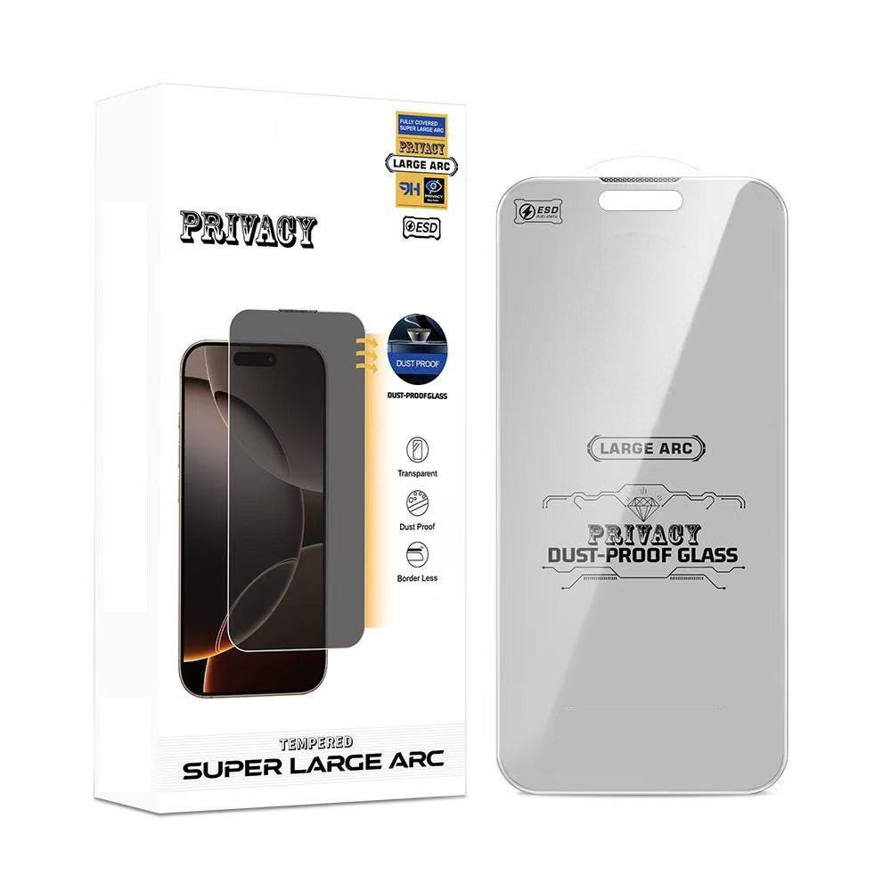 Pack of 3 9D Privacy Glass Screen Protector For iPhone 15 Plus Screen Protector FoneFunShop