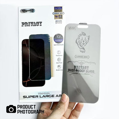 Pack of 3 9D Privacy Glass Screen Protector For iPhone 15 Plus Screen Protector FoneFunShop