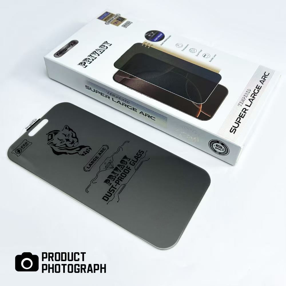 Pack of 3 9D Privacy Glass Screen Protector For iPhone 17 Air Screen Protector FoneFunShop