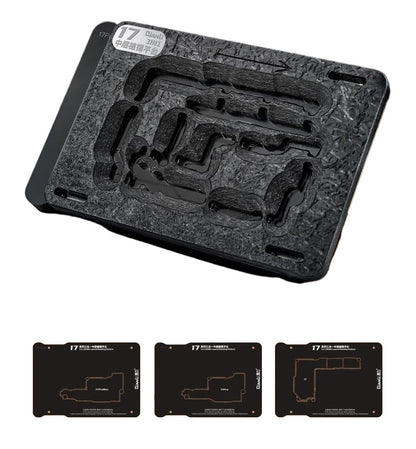 QianLi Middle Layer Reballing Station With 3 Stencils for IP17 Series