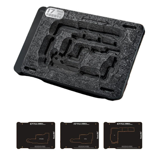QianLi Middle Layer Reballing Station With 3 Stencils for IP17 Series Qianli FoneFunShop