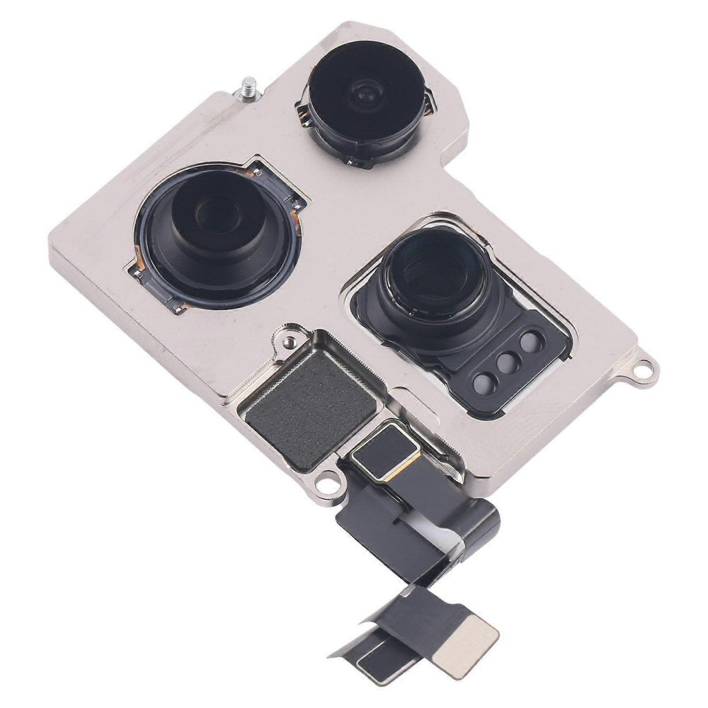 Lentille De Caméra Arrière De Remplacement Pour IPhone 16 Pro / 16 Pro Max - Kit Réparation Vitre Cassée (Avec Colle, Pincettes)