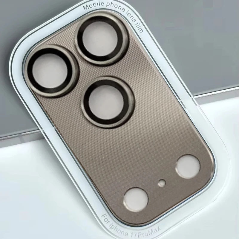Rear Camera Glass Protector for iPhone 17 Pro Gold Camera FoneFunShop