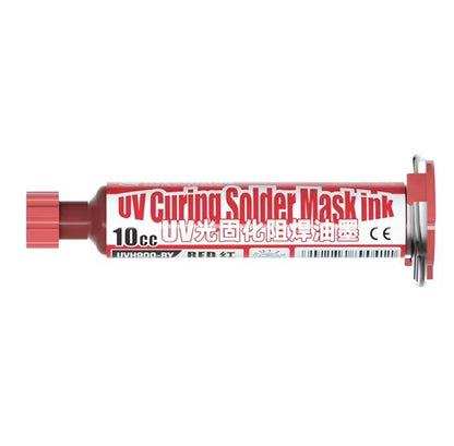 Mechanic 10ML GY UVH900 Red UV Curable Solder Mask Paint For PCB Jumper Wire Solder FoneFunShop