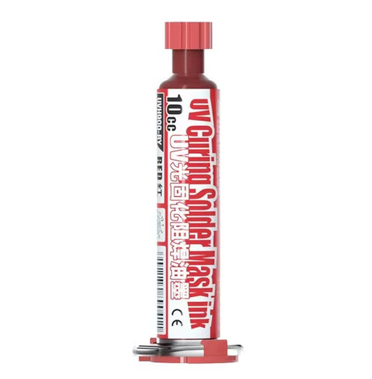 Mechanic 10ML GY UVH900 Red UV Curable Solder Mask Paint For PCB Jumper Wire Solder FoneFunShop