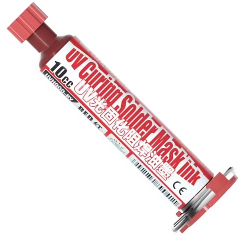 Mechanic 10ML GY UVH900 Red UV Curable Solder Mask Paint For PCB Jumper Wire Solder FoneFunShop