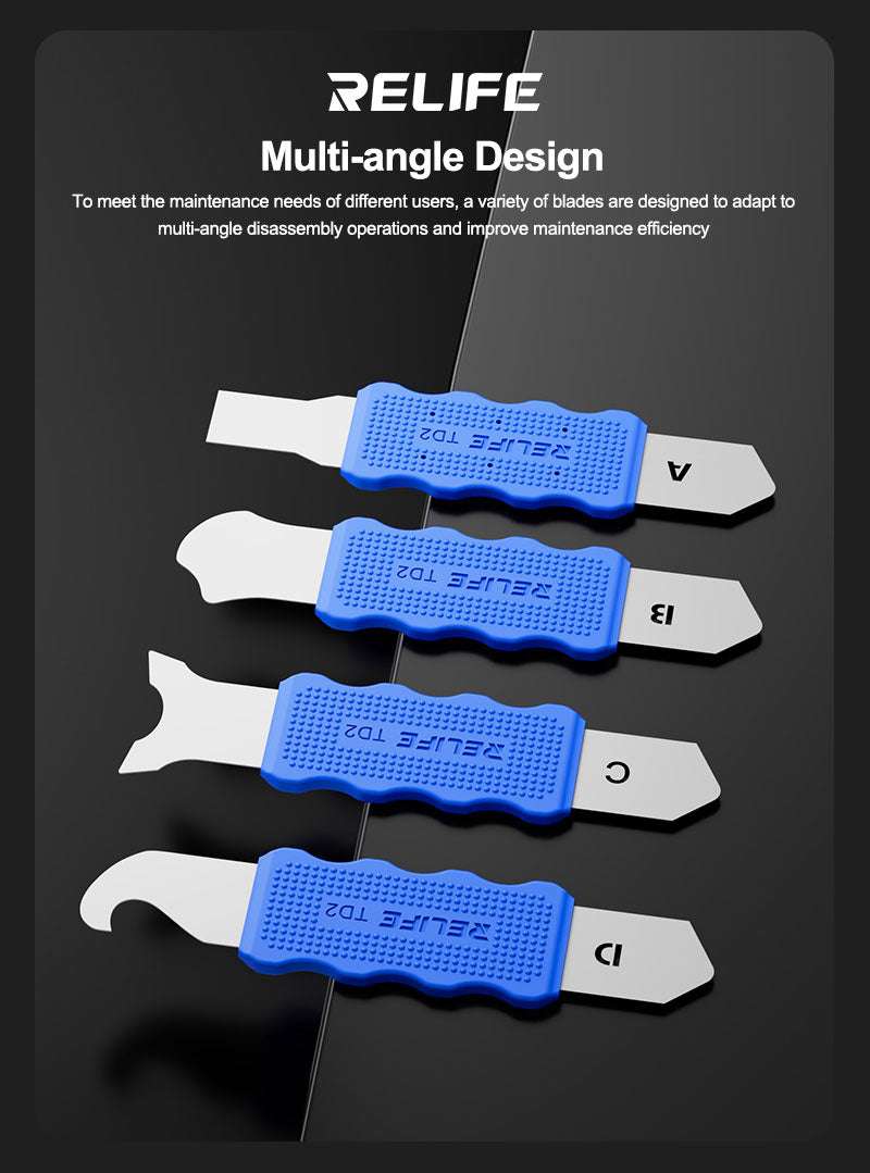 Prying Separation Scraping Tool Set For Phone Repair - Set of 4 Relife TD2 Tool FoneFunShop
