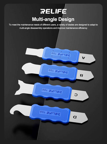 Prying Separation Scraping Tool Set For Phone Repair - Set of 4 Relife TD2 Tool FoneFunShop