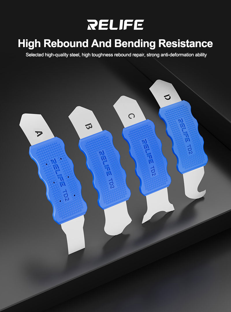 Prying Separation Scraping Tool Set For Phone Repair - Set of 4 Relife TD2 Tool FoneFunShop