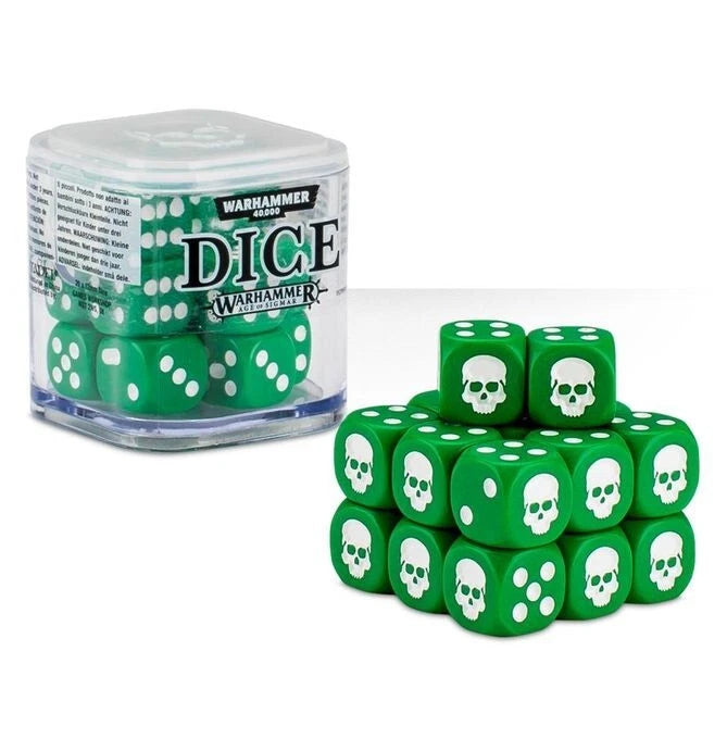 Citadel 12mm Dice Cube 20pc Set For Warhammer 40K - 1 x Cube (Random Colour) (65-36) Glue FoneFunShop