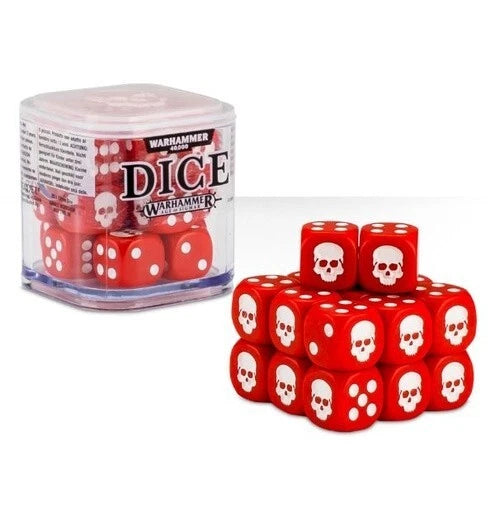 Citadel 12mm Dice Cube 20pc Set For Warhammer 40K - 1 x Cube (Random Colour) (65-36) Glue FoneFunShop