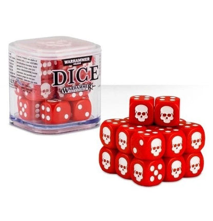 Citadel 12mm Dice Cube 20pc Set For Warhammer 40K - 1 x Cube (Random Colour) (65-36) Glue FoneFunShop