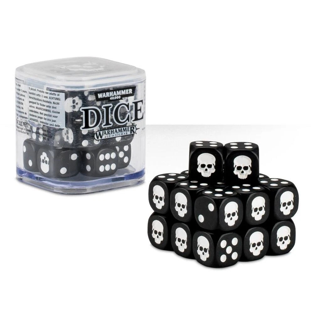 Citadel 12mm Dice Cube 20pc Set For Warhammer 40K - 1 x Cube (Random Colour) (65-36) Glue FoneFunShop