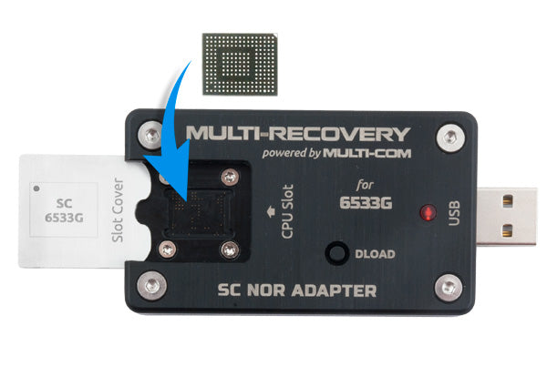 Sc Reader Module SC NOR Adapter Chip Reader For Spreadtrum 6533G SoC For INFINITY CM2 ...