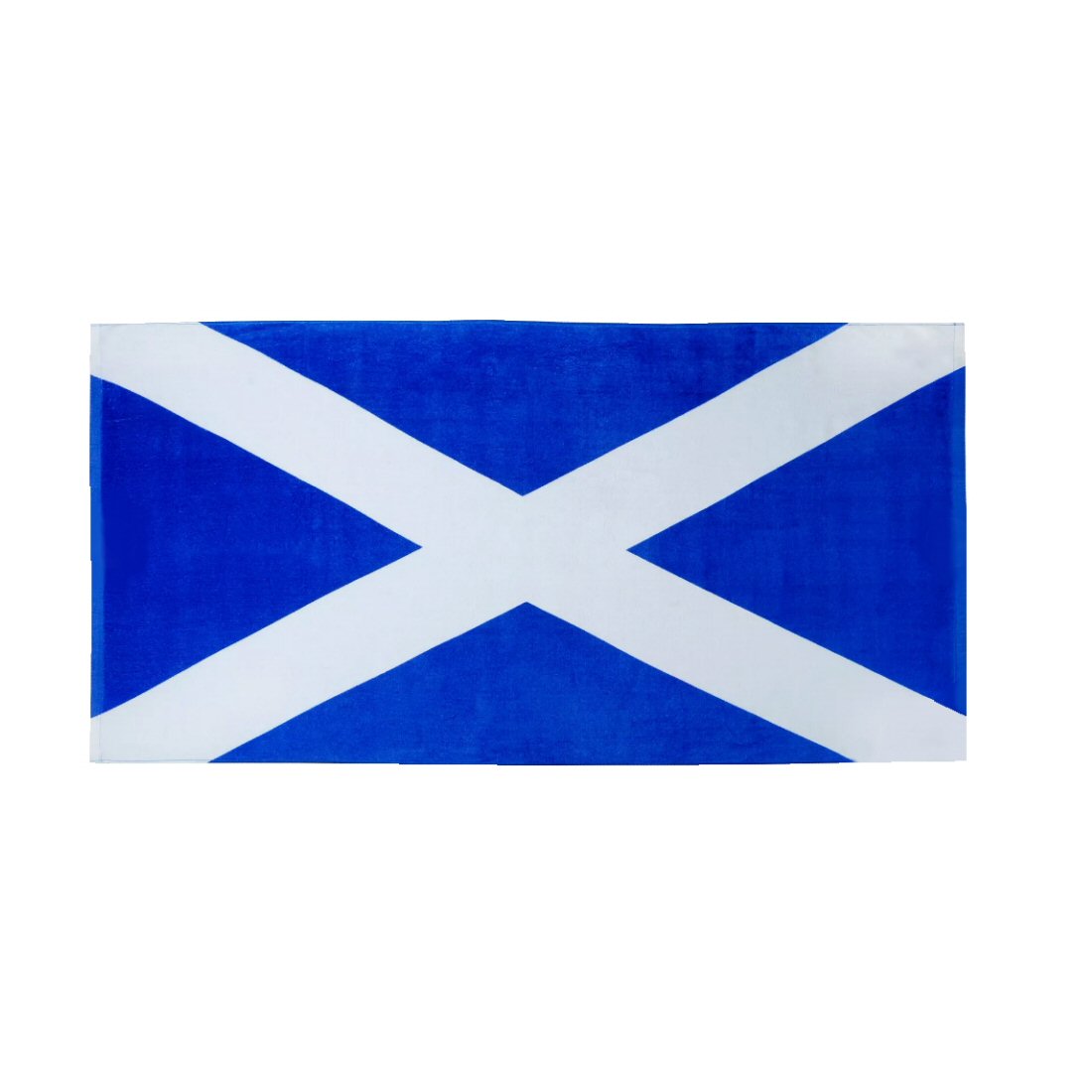 100% Cotton Scottish Flag Saltire Saint Andrews Printed Beach Towel