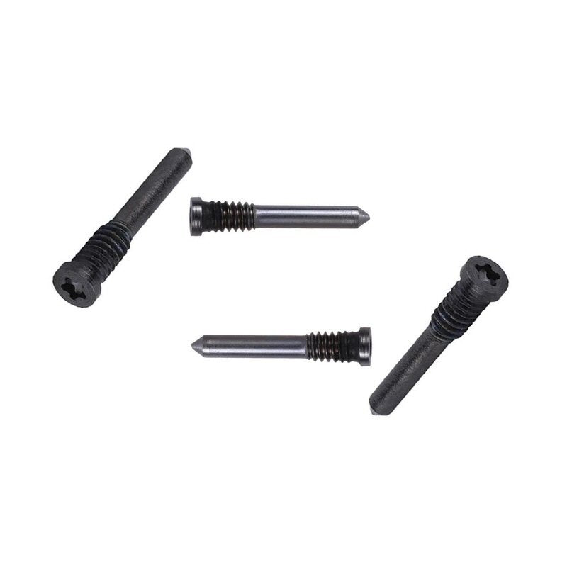 Set of 4 Bottom Screws For iPhone 11 12 13 14 15 16 17 in Black FoneFunShop