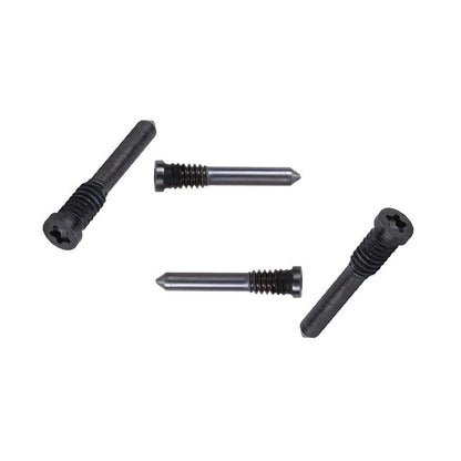 Set of 4 Bottom Screws For iPhone 11 12 13 14 15 16 17 in Black FoneFunShop