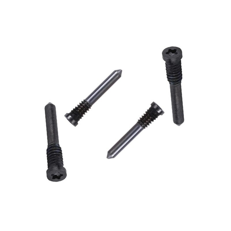 Set of 4 Bottom Screws For iPhone 11 12 13 14 15 16 17 in Black FoneFunShop