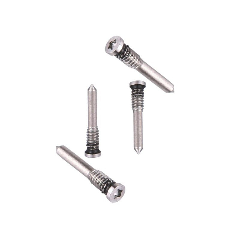 Set of 4 Bottom Screws For iPhone 11 12 13 14 15 16 17 in White FoneFunShop