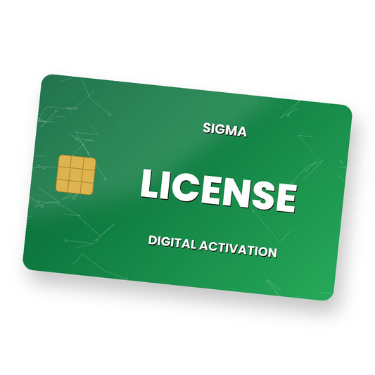 Sigma License digital activation card