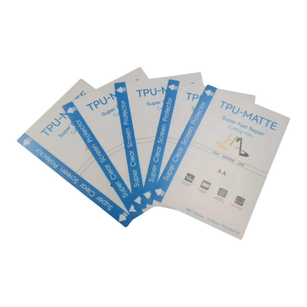 Pack of 50 Small Hydrogel Protectors 180mm x 120mm (Clear Matte) Screen Protector FoneFunShop