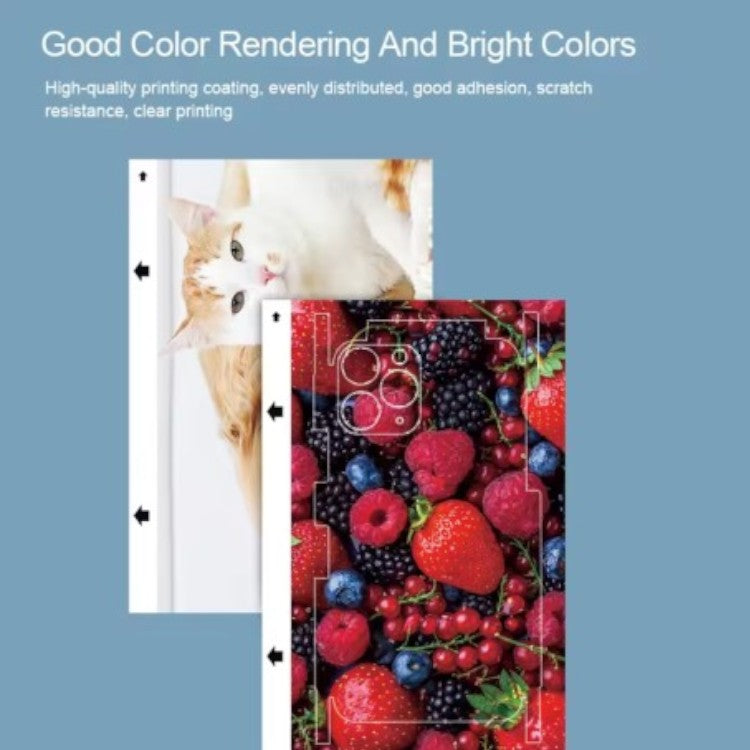 Pack of 50 Printable Vinyl Films for Custom Photos for Back of Device 180mm x 120mm Screen Protector FoneFunShop