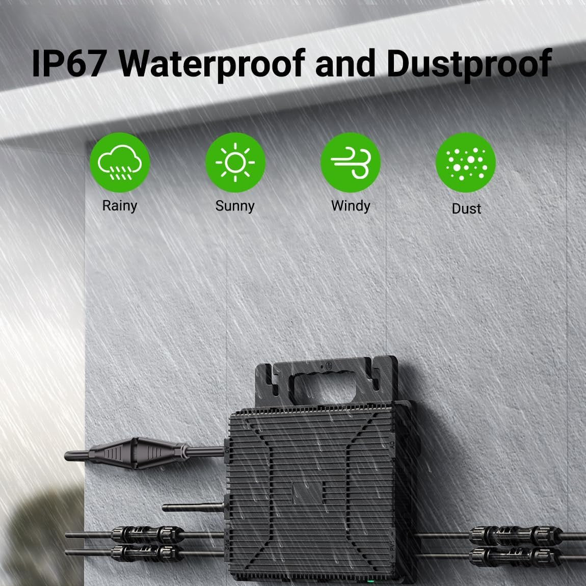 800W Plug In Solar Panel Kit 4 x 240W Panels with Micro Inverter Solar Kit FoneFunShop