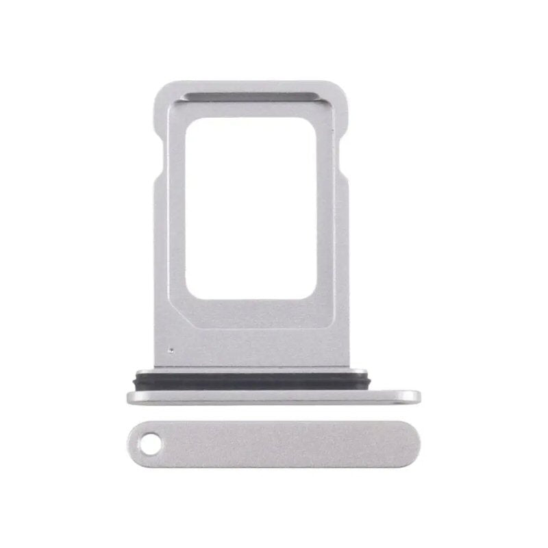 Sim Tray For iPhone 16e Sim Card Holder Silver Sim Tray FoneFunShop