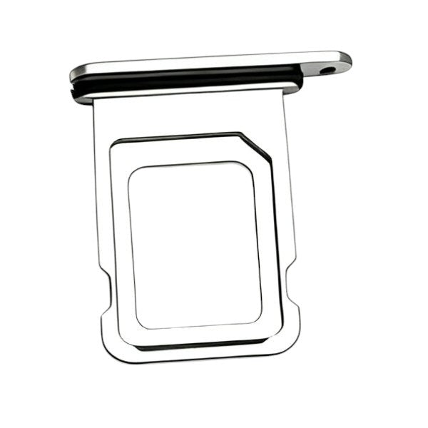 Sim Tray For iPhone 17 Pro Single Card Holder Silver Sim Tray FoneFunShop