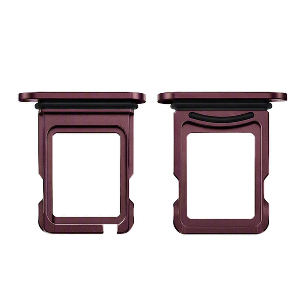 Sim Tray For iPhone 18 Pro and 18 Pro Max Single Card Holder Burgundy Red