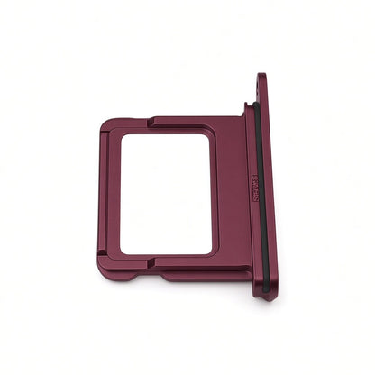 Sim Tray For iPhone 18 Pro and 18 Pro Max Single Card Holder Burgundy Red Sim Tray FoneFunShop
