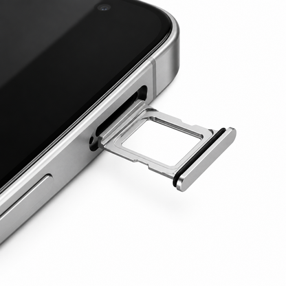 Sim Tray For iPhone 18 Pro and 18 Pro Max Single Card Holder Silver